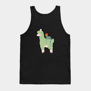 Succulent Llama Tank Top